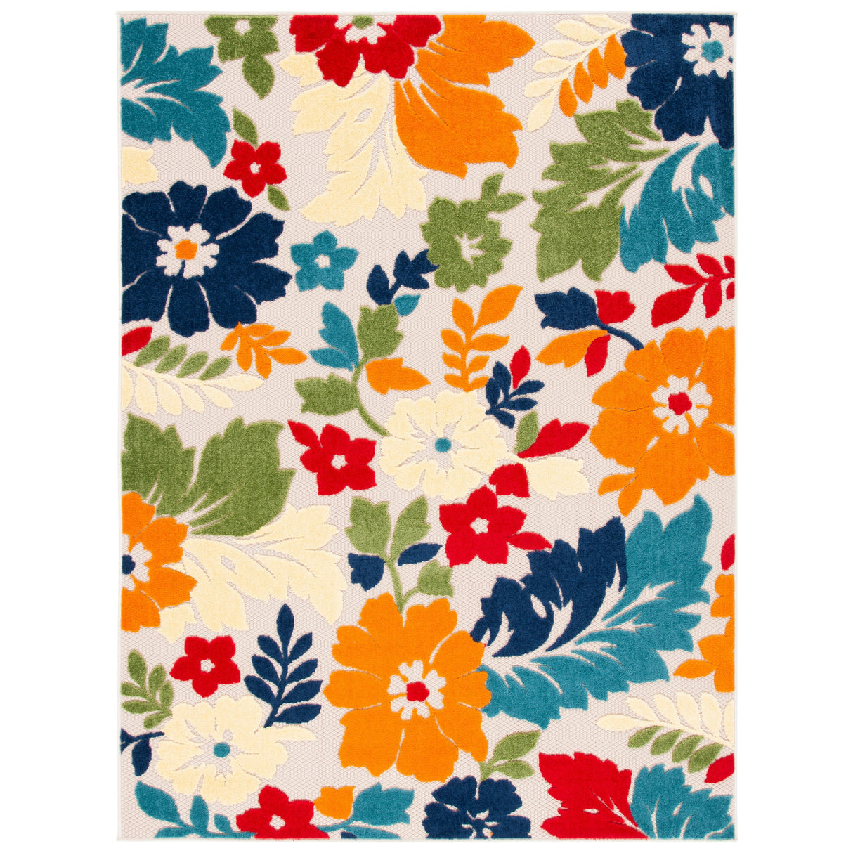 SAFAVIEH Cabana Leopolda Indoor/ Outdoor Waterproof Patio Floral Rug