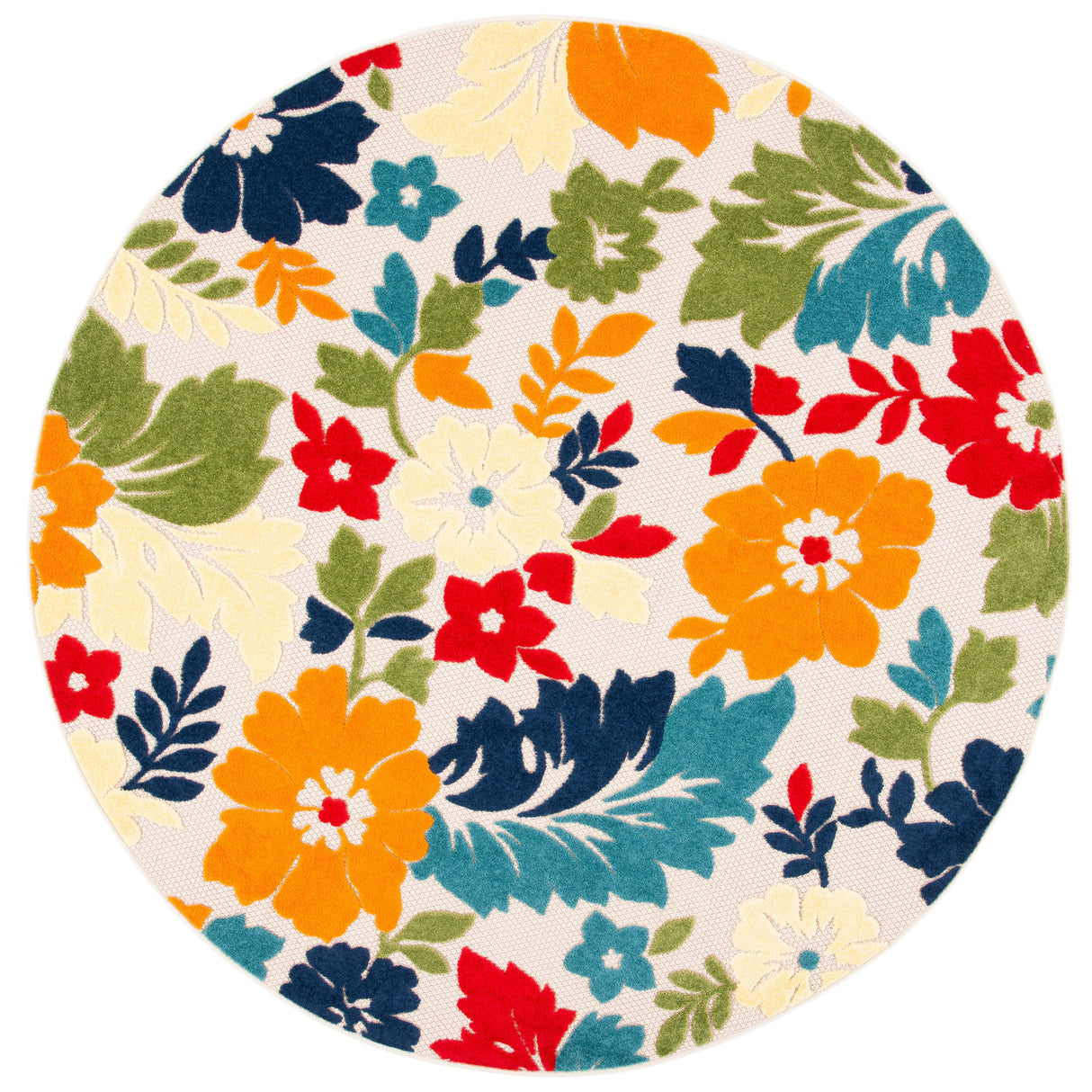 SAFAVIEH Cabana Leopolda Indoor/ Outdoor Waterproof Patio Floral Rug