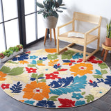 SAFAVIEH Cabana Leopolda Indoor/ Outdoor Waterproof Patio Floral Rug