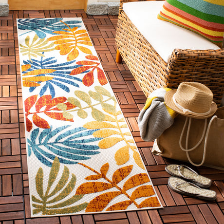 SAFAVIEH Cabana Neera Indoor/ Outdoor Waterproof Patio Floral Rug