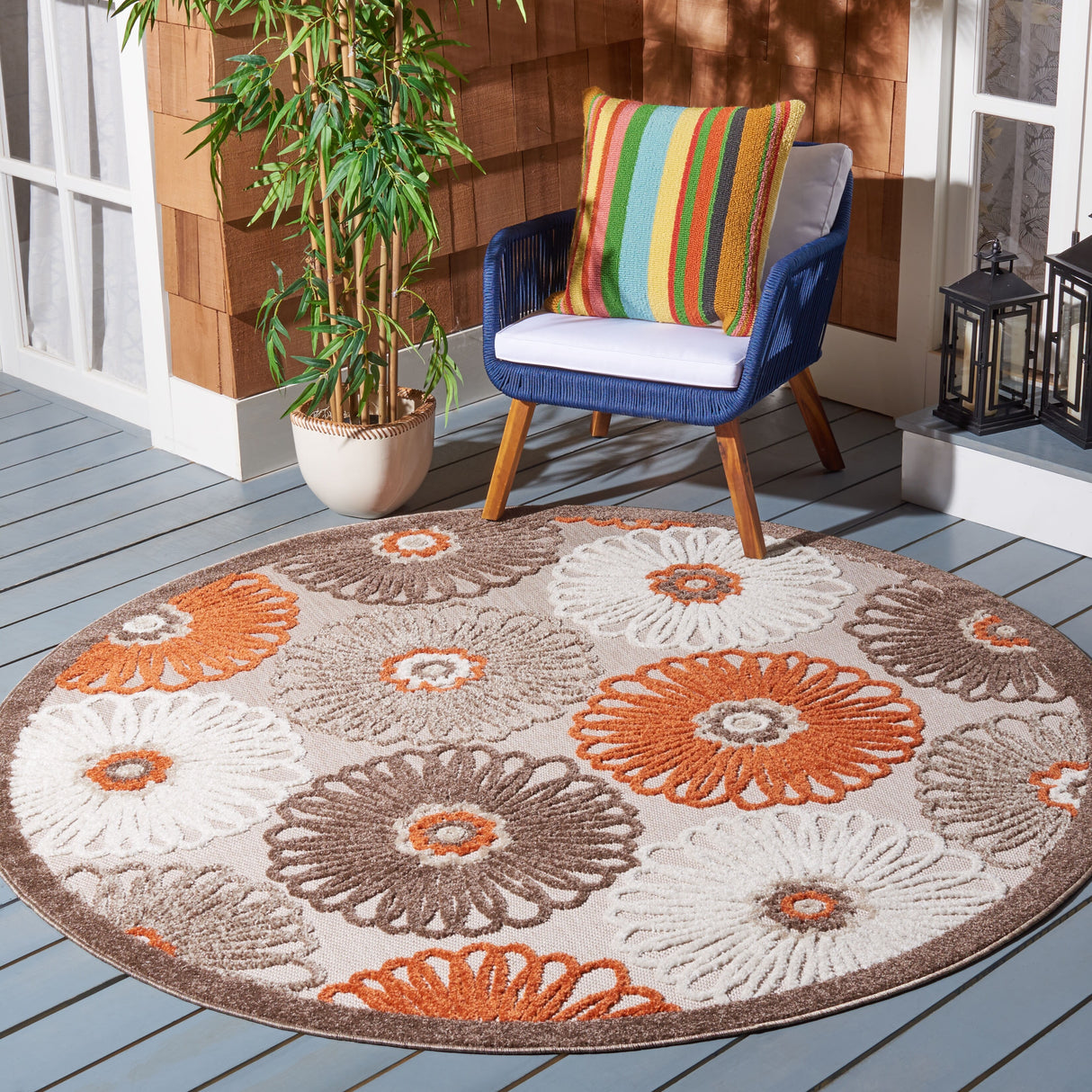 SAFAVIEH Cabana Rionach Indoor/ Outdoor Waterproof Patio Rug