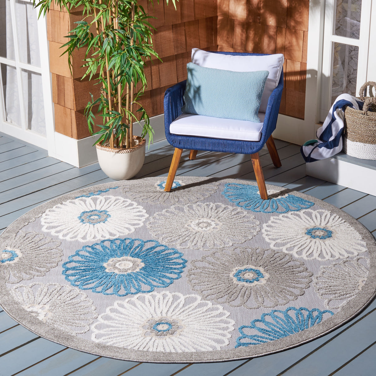 SAFAVIEH Cabana Rionach Indoor/ Outdoor Waterproof Patio Rug