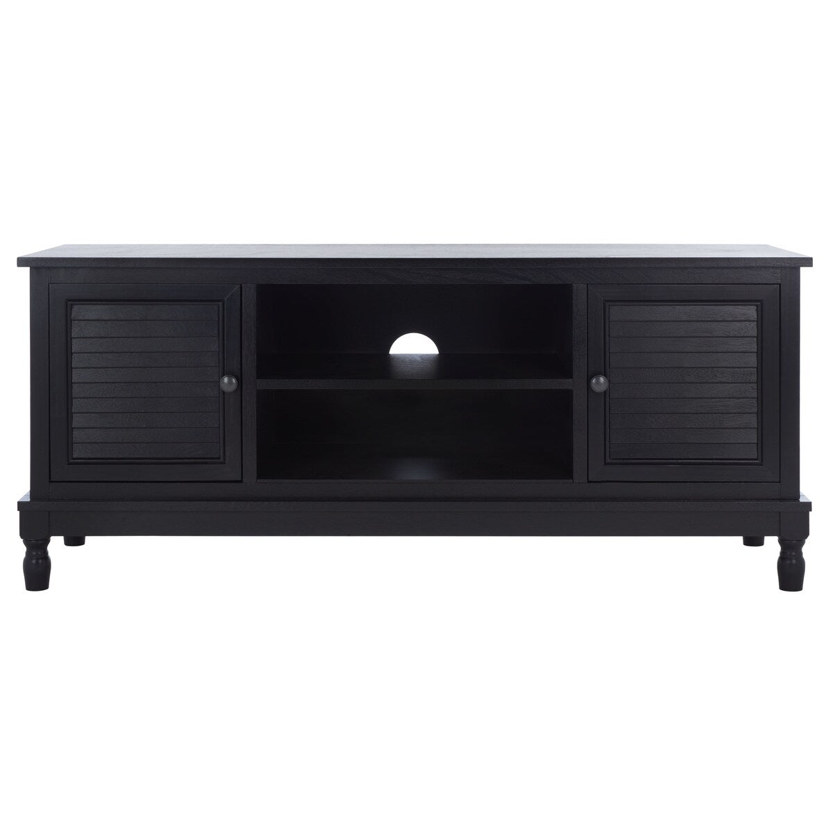 SAFAVIEH Caitlyn 2 Door 1 Shelf Media Stand - 47" W x 16" D x 20" H - 47Wx16Dx20H