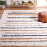 SAFAVIEH Calico Shag Daryia Stripe 1.5-inch Thick Rug