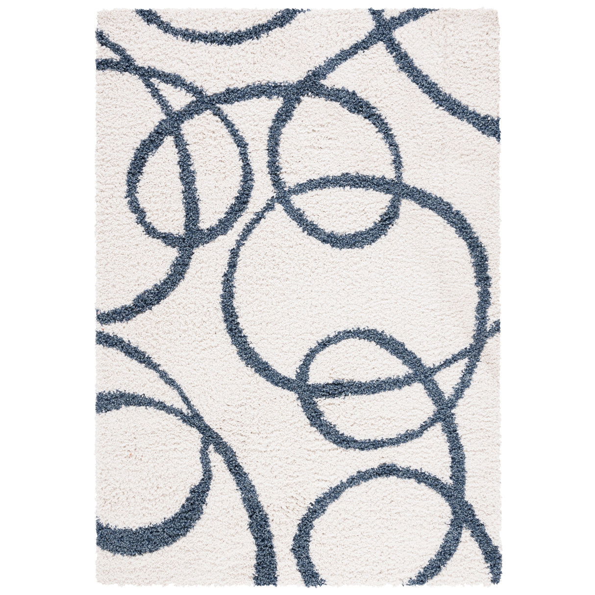 SAFAVIEH Calico Shag Engelina Abstract 1.5-inch Thick Rug