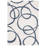 SAFAVIEH Calico Shag Engelina Abstract 1.5-inch Thick Rug