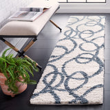 SAFAVIEH Calico Shag Engelina Abstract 1.5-inch Thick Rug