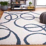 SAFAVIEH Calico Shag Engelina Abstract 1.5-inch Thick Rug