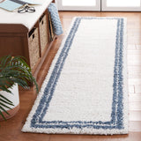 SAFAVIEH Calico Shag Zubeyde Border 1.6-inch Thick Rug