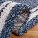 SAFAVIEH Calico Shag Zubeyde Border 1.6-inch Thick Rug