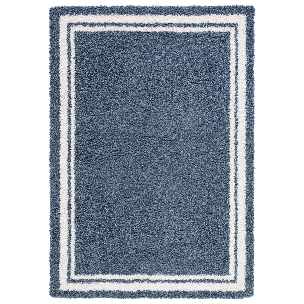 SAFAVIEH Calico Shag Zubeyde Border 1.6-inch Thick Rug