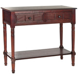 SAFAVIEH Camilla Grey 2-Drawer Console Table - 35.8" x 13.8" x 29.5" - 36Wx14Dx30H