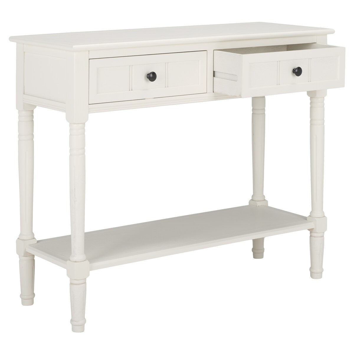 SAFAVIEH Camilla Grey 2-Drawer Console Table - 35.8" x 13.8" x 29.5" - 36Wx14Dx30H