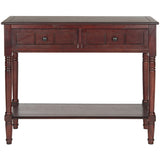 SAFAVIEH Camilla Grey 2-Drawer Console Table - 35.8" x 13.8" x 29.5" - 36Wx14Dx30H