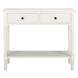 SAFAVIEH Camilla Grey 2-Drawer Console Table - 35.8" x 13.8" x 29.5" - 36Wx14Dx30H