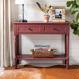 SAFAVIEH Camilla Grey 2-Drawer Console Table - 35.8" x 13.8" x 29.5" - 36Wx14Dx30H