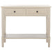 SAFAVIEH Camilla Grey 2-Drawer Console Table - 35.8" x 13.8" x 29.5" - 36Wx14Dx30H