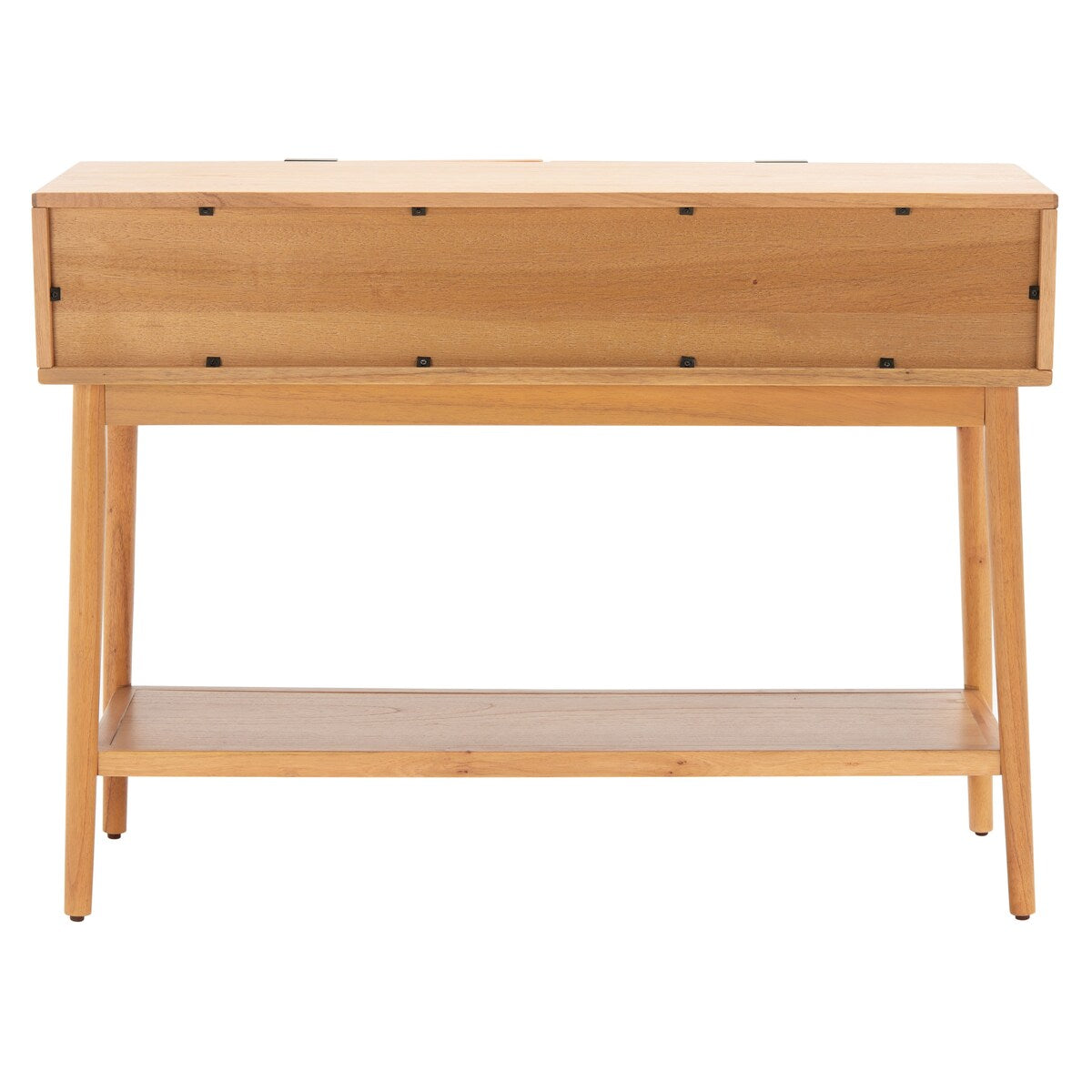 SAFAVIEH Capitola 2-Drawer Rattan Console Table - 42 In. W x 14 In. D x 31 In. H - 42Wx14Dx31H