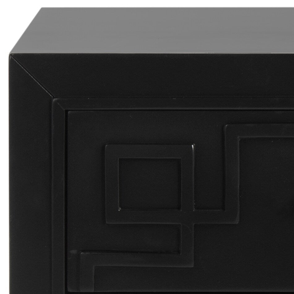 SAFAVIEH Caren 3-Drawer Greek Key Nightstand