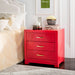 SAFAVIEH Caren 3-Drawer Greek Key Nightstand