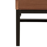 SAFAVIEH Carla Dark Oak/ Black Lift-Top Coffee Table - 23.6" x 23.6" x 17.9" - 24Wx24Dx18H