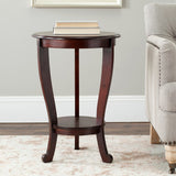 SAFAVIEH Carlotta Grey Pedestal Side Table - 18.1" x 18.1" x 26" - 18Wx18Dx26H