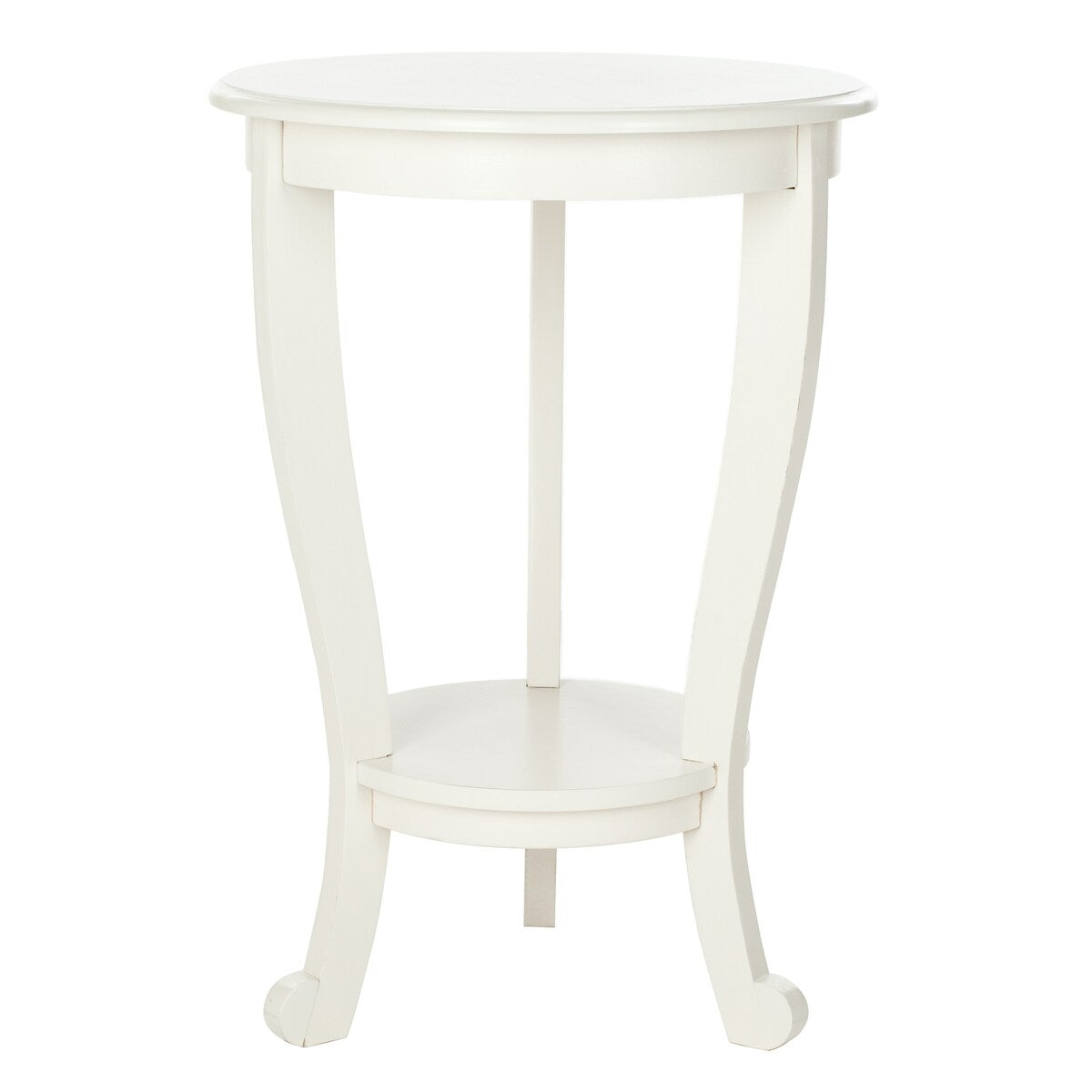 SAFAVIEH Carlotta Grey Pedestal Side Table - 18.1" x 18.1" x 26" - 18Wx18Dx26H