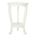 SAFAVIEH Carlotta Grey Pedestal Side Table - 18.1" x 18.1" x 26" - 18Wx18Dx26H