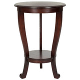 SAFAVIEH Carlotta Grey Pedestal Side Table - 18.1" x 18.1" x 26" - 18Wx18Dx26H