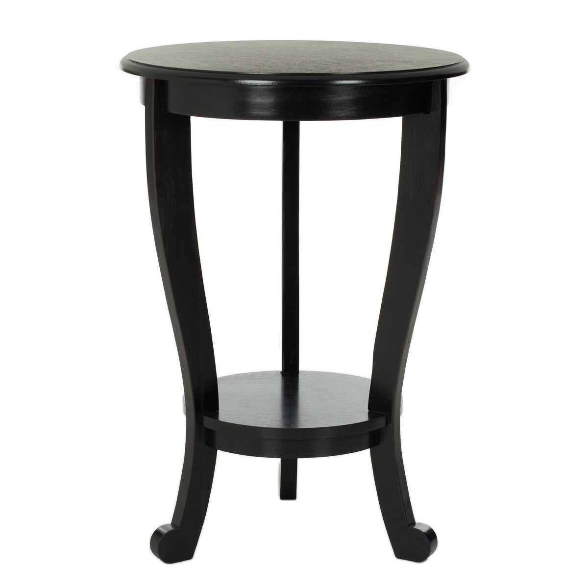 SAFAVIEH Carlotta Grey Pedestal Side Table - 18.1" x 18.1" x 26" - 18Wx18Dx26H