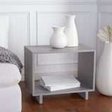 SAFAVIEH Carolynn Grey Stand - 23.6" x 15.6" x 19" - 24Wx16Dx19H