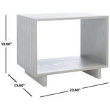 SAFAVIEH Carolynn Grey Stand - 23.6" x 15.6" x 19" - 24Wx16Dx19H