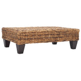 SAFAVIEH Caron Washed Natural Wicker Bench - 41" W x 28" D x 12" H - 41Wx28Dx12H