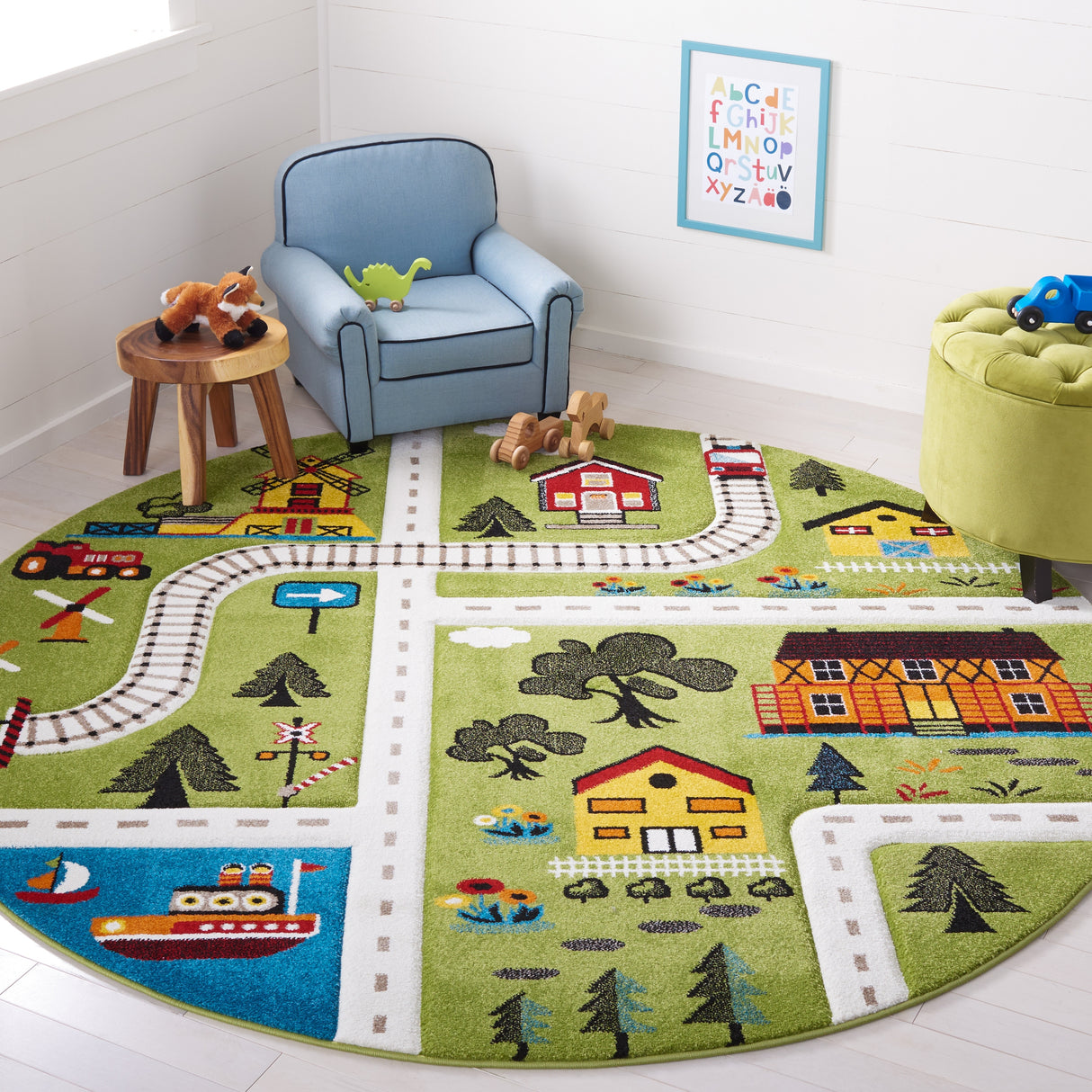 SAFAVIEH Carousel Kids Aliz Transitional Rug