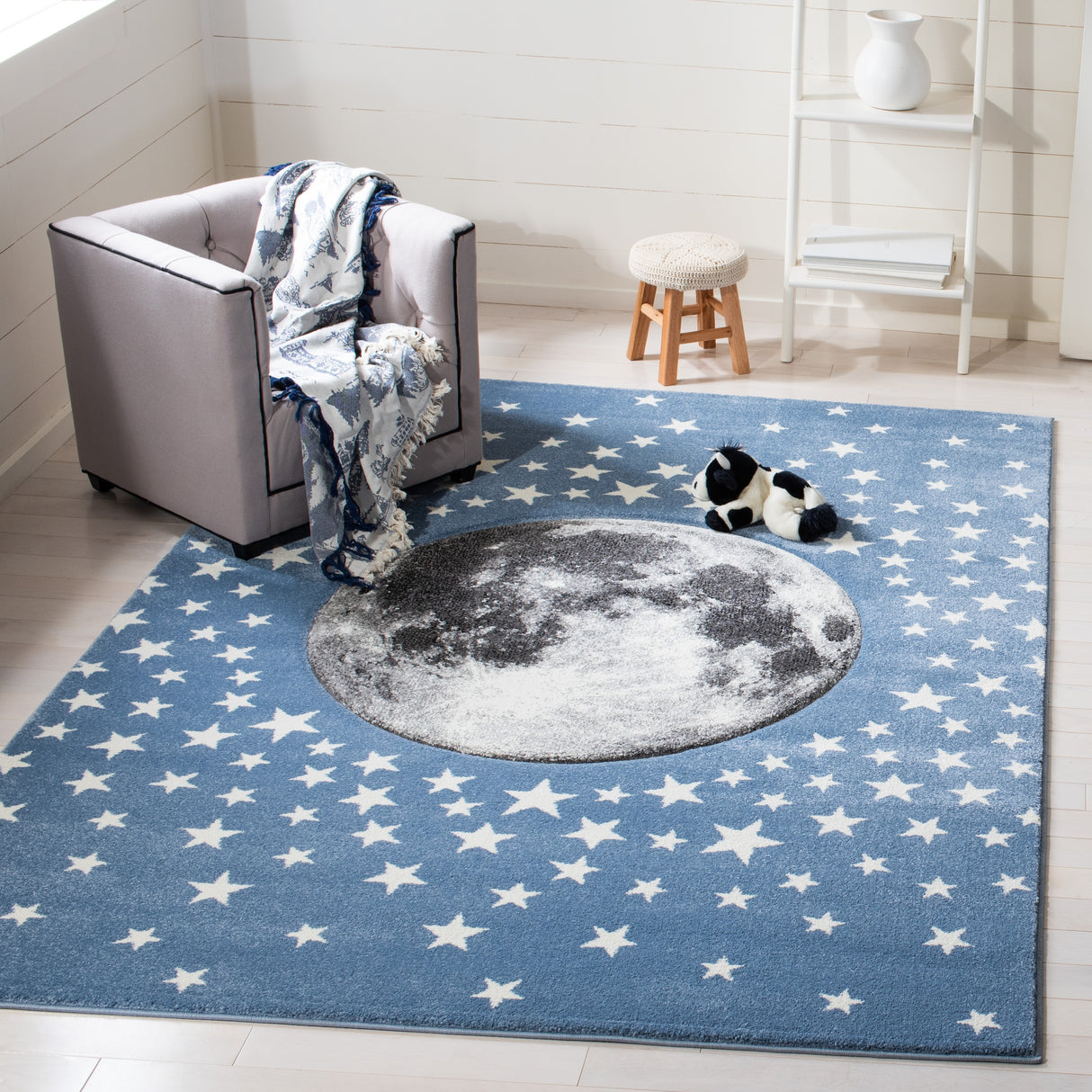 SAFAVIEH Carousel Kids Atsumi Moon Rug