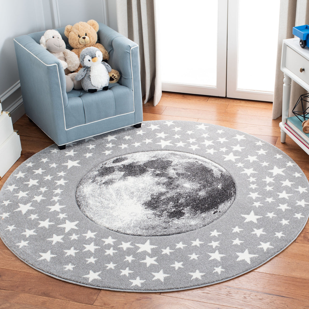 SAFAVIEH Carousel Kids Atsumi Moon Rug