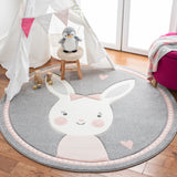 SAFAVIEH Carousel Kids Codrina Bunny Rug