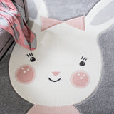 SAFAVIEH Carousel Kids Codrina Bunny Rug