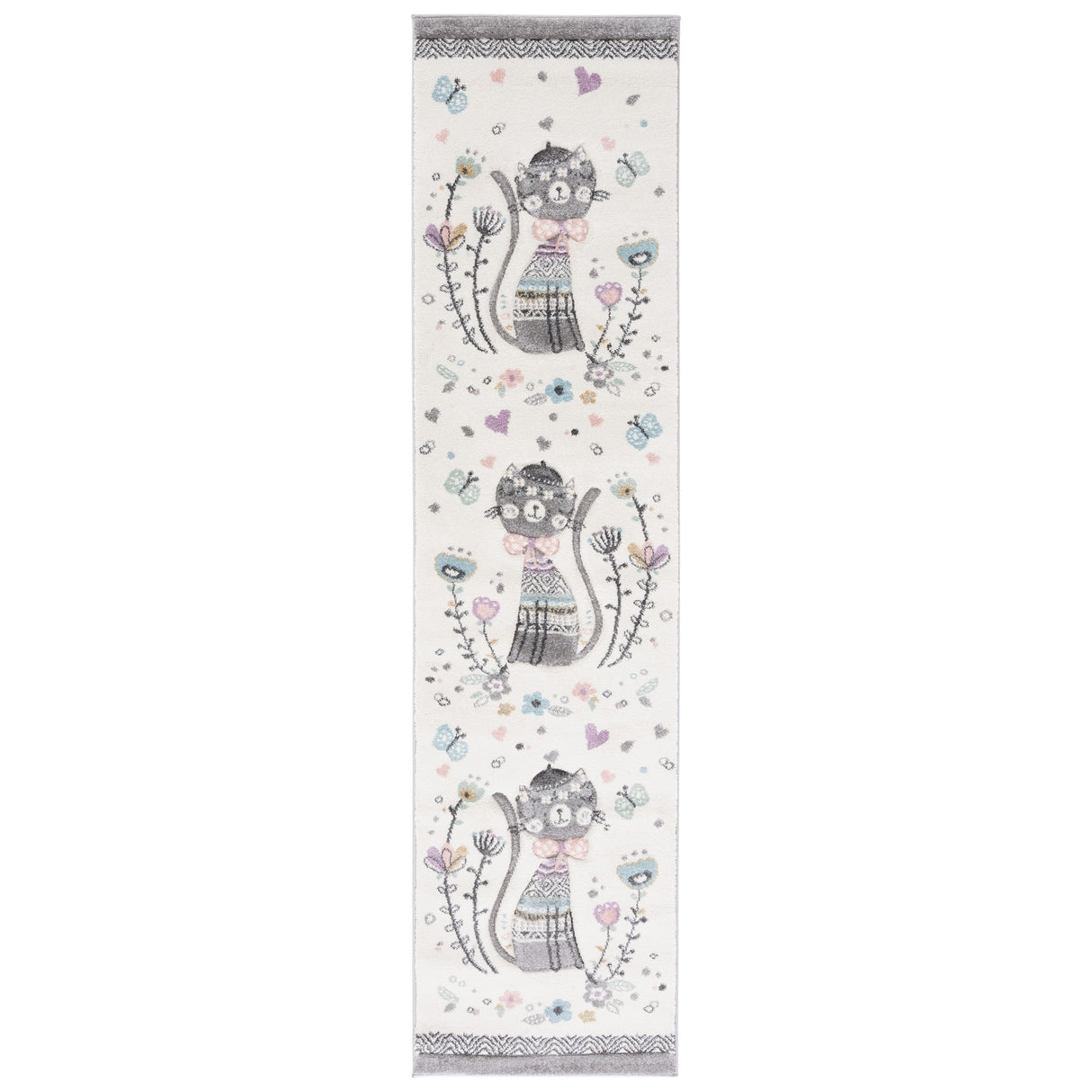 SAFAVIEH Carousel Kids Fumiki Parisian Cat Rug