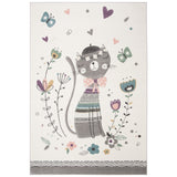 SAFAVIEH Carousel Kids Fumiki Parisian Cat Rug