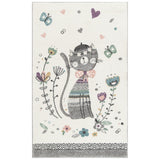 SAFAVIEH Carousel Kids Fumiki Parisian Cat Rug