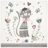 SAFAVIEH Carousel Kids Fumiki Parisian Cat Rug