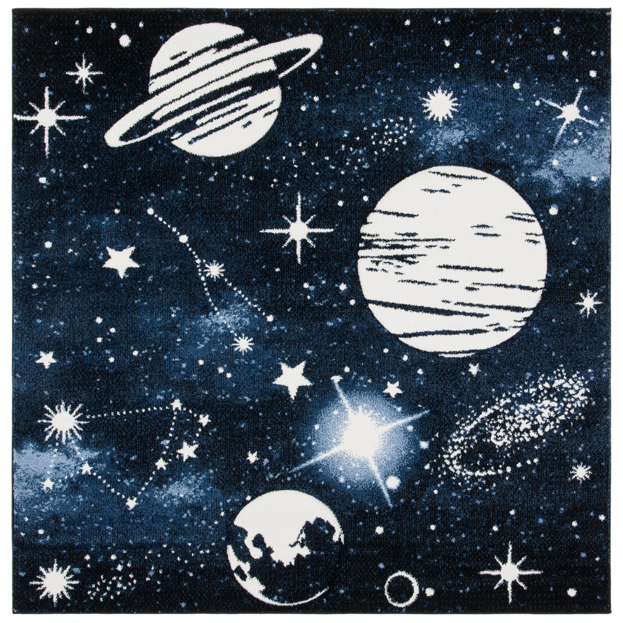 SAFAVIEH Carousel Kids Katre Solar System Rug