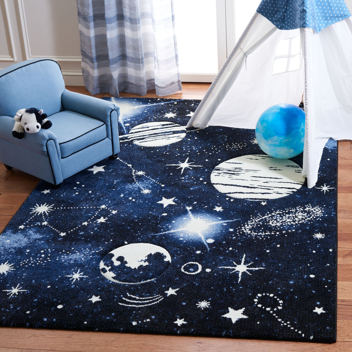 SAFAVIEH Carousel Kids Katre Solar System Rug