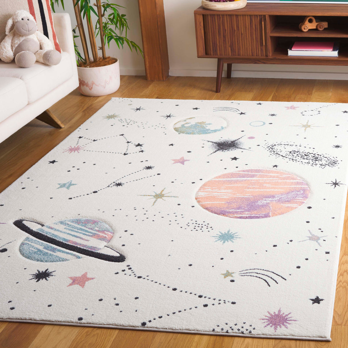 SAFAVIEH Carousel Kids Katre Solar System Rug