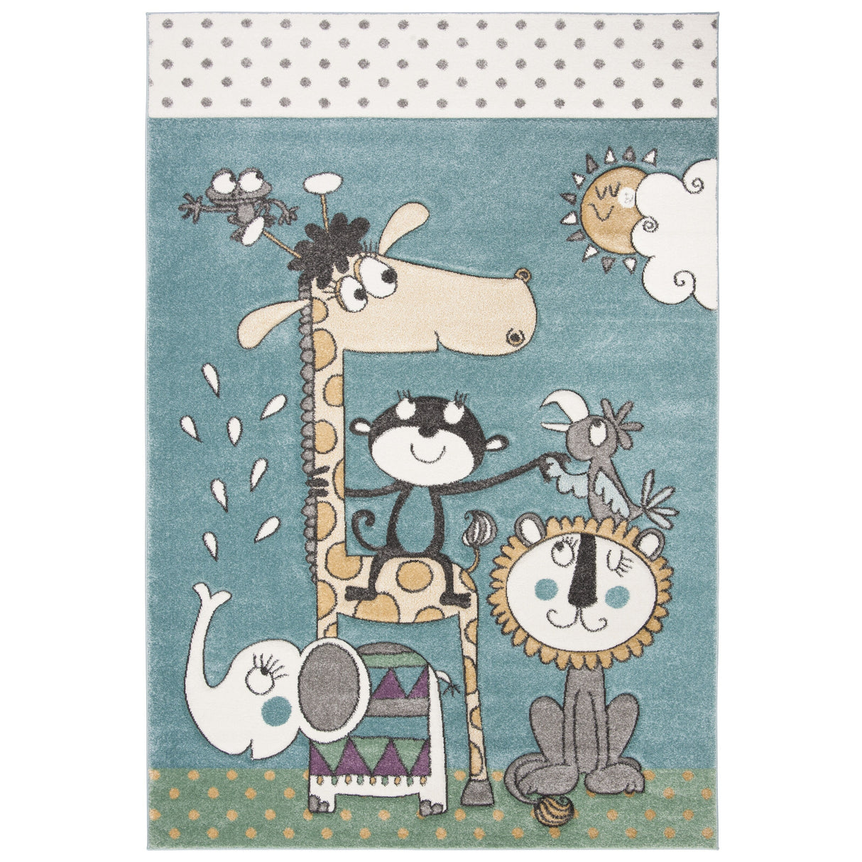 SAFAVIEH Carousel Kids Ljerka Animal Rug