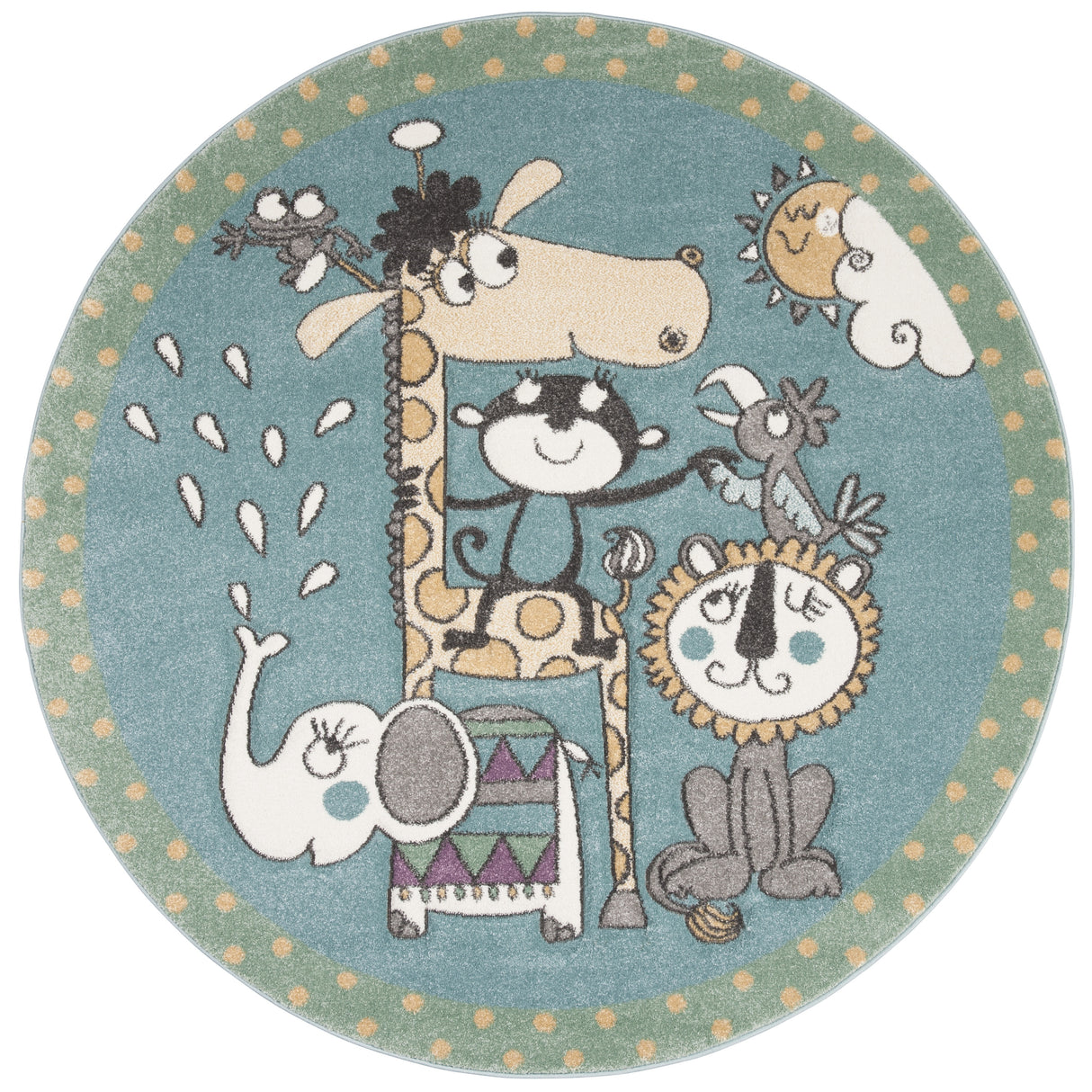 SAFAVIEH Carousel Kids Ljerka Animal Rug