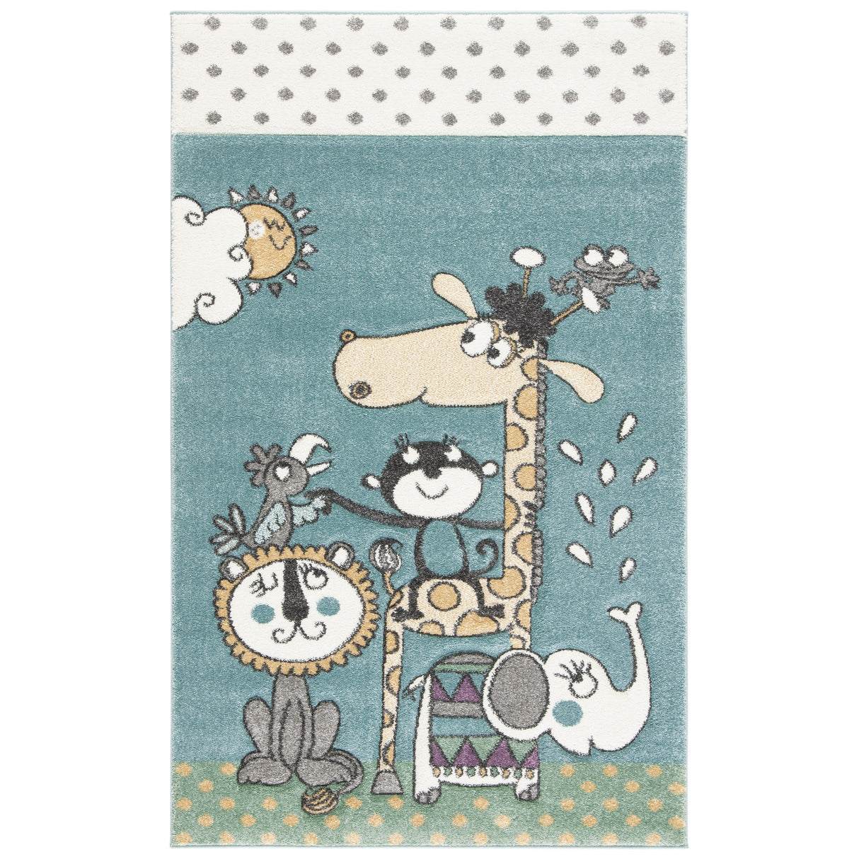 SAFAVIEH Carousel Kids Ljerka Animal Rug