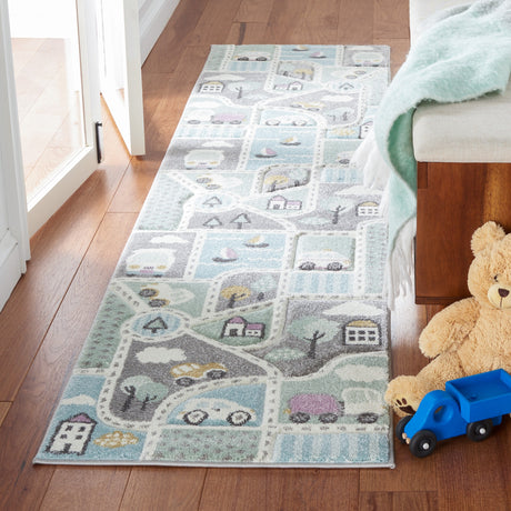 SAFAVIEH Carousel Kids Lumnie Neighborhood Rug