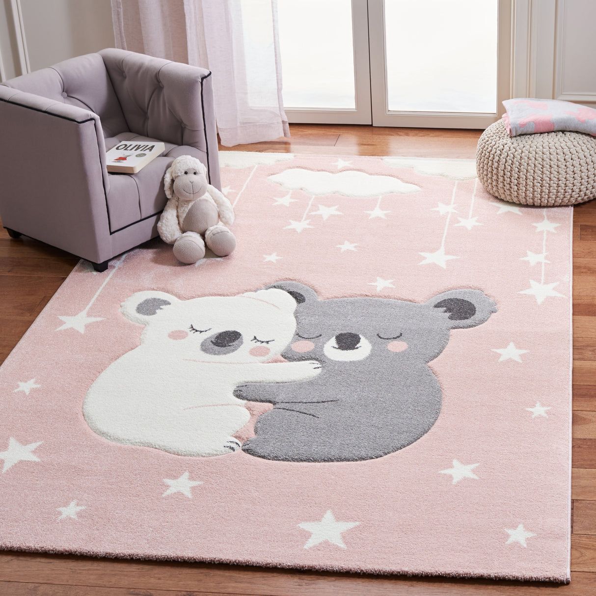 SAFAVIEH Carousel Kids Melda Koala Hug Rug